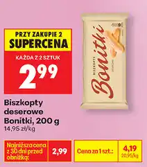 Biedronka Biszkopty deserowe Bonitki oferta