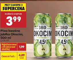 Biedronka Piwo Okocim Kwaśne Jabłko oferta