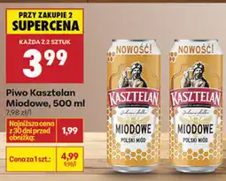 Biedronka Piwo Kasztelan Miodowe oferta