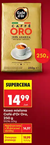 Biedronka Kawa mielona Café d'Or Oro oferta
