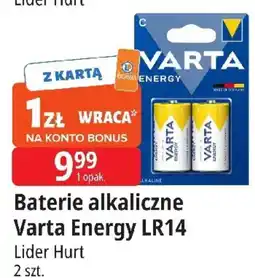 E.Leclerc Varta Baterie alkaliczne LR14 oferta