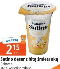 E.Leclerc Bakoma Satino deser z bitą śmietanką oferta