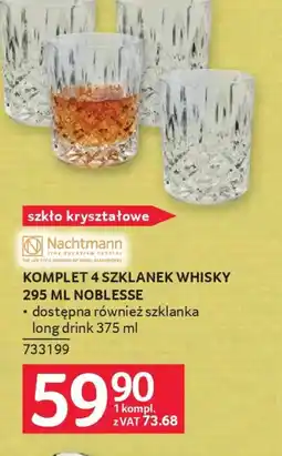 Selgros Nachtmann Komplet 4 szklanek whisky oferta