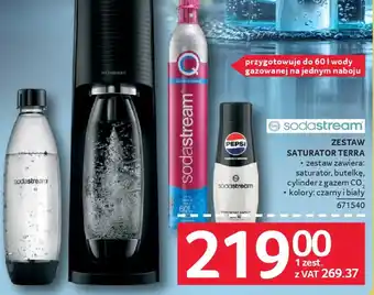 Sodastream Zestaw Saturator Terra