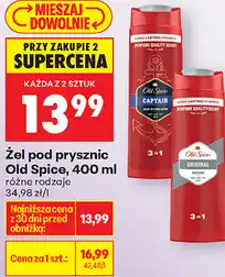 Biedronka Żel pod prysznic Old Spice oferta