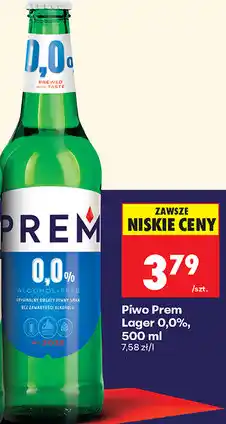 Biedronka Piwo Prem Lager 0,0% oferta