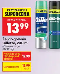 Biedronka Żel do golenia Gillette oferta