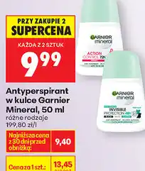 Biedronka Antyperspirant w kulce Garnier Mineral oferta