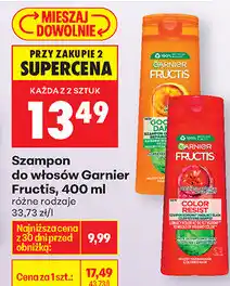 Biedronka Szampon do włosów Garnier Fructis oferta