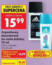 Biedronka Zapachowy dezodorant do ciała Adidas oferta