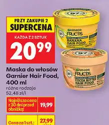 Biedronka Maska do włosów Garnier Hair Food oferta