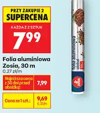Biedronka Folia aluminiowa Zosia, 30 m oferta