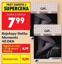 Biedronka Rajstopy Gatta Moments 40 DEN oferta