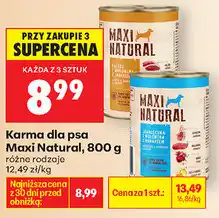Biedronka Karma dla psa Maxi Natural oferta