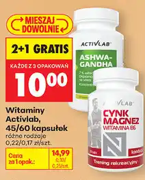 Biedronka Witaminy Activlab, 45/60 kapsułek oferta