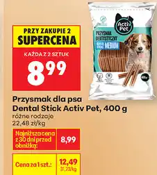 Biedronka Przysmak dla psa Dental Stick Activ Pet oferta