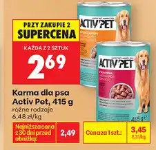 Biedronka Karma dla psa Activ Pet oferta