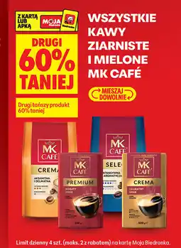 Biedronka Wszystkie kawy ziarniste i mielone MK Café oferta