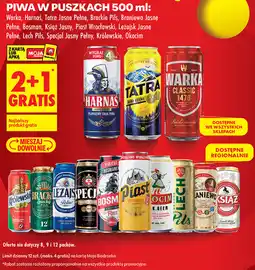 Biedronka Piwa w puszkach 500 ml (wybrane rodzaje) oferta
