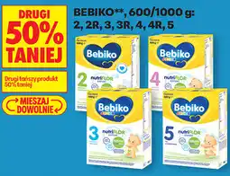 Biedronka Mleko modyfikowane Bebiko 2, 2R, 3, 3R, 4, 4R, 5, 600/1000 g oferta