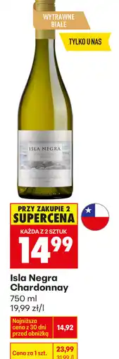Biedronka Wino Isla Negra Chardonnay oferta