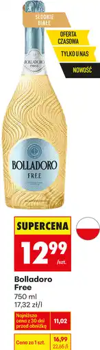 Biedronka Wino bezalkoholowe Bolladoro Free oferta