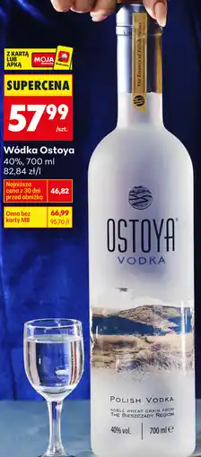 Biedronka Wódka Ostoya 40% oferta