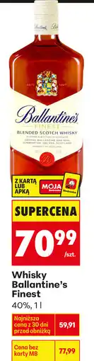 Biedronka Whisky Ballantine's Finest oferta