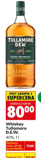 Biedronka Whiskey Tullamore D.E.W oferta