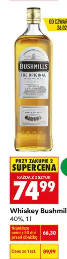 Biedronka Whiskey Bushmills oferta