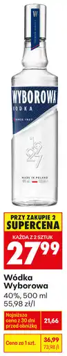 Biedronka Wódka Wyborowa 40% oferta