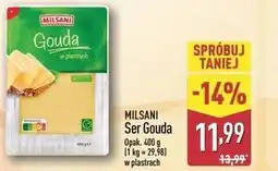 ALDI Milsani Ser Gouda Opak. 400 g w plastrach oferta