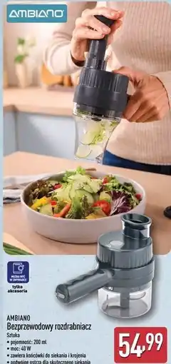 ALDI AMBIANO Bezprzewodowy rozdrabniacz oferta