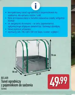 ALDI BELAVI Tunel ogrodniczy oferta
