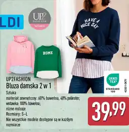 ALDI UP2FASHION Bluza damska 2 w 1 oferta