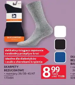 Selgros Skarpety bezuciskowe oferta