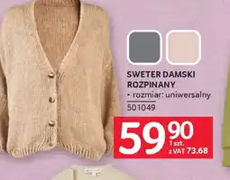 Selgros Sweter damski rozpinany oferta
