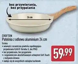 ALDI CROFTON Patelnia z odlewu aluminium 24 cm oferta