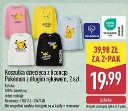 ALDI Koszulka dziecięca Pokémon oferta