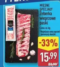 ALDI Mięsne Specjały Żeberka wieprzowe paski oferta