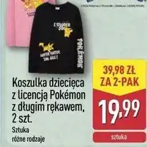ALDI Koszulka dziecięca z licencją Pokémon oferta
