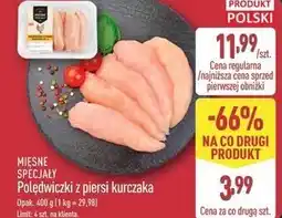 ALDI Mięsne Specjały Polędwiczki z piersi kurczaka oferta