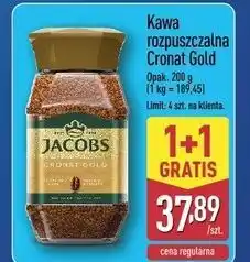 ALDI Jacobs Kawa rozpuszczalna Cronat Gold oferta