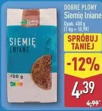 ALDI DOBRE PLONY Siemię lniane oferta