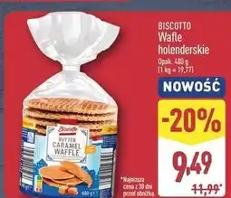 ALDI BISCOTTO Wafle holenderskie oferta