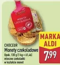 ALDI CHOCEUR Monety czekoladowe oferta