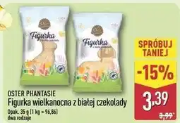 ALDI OSTER PHANTASIE Figurka wielkanocna z białej czekolady oferta