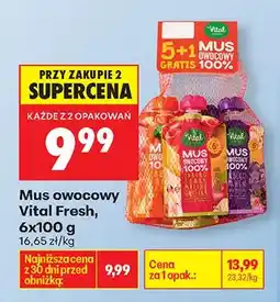 Biedronka Mus owocowy 6-pak oferta