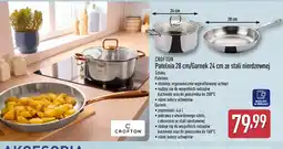 ALDI Crofton Patelnia 28 cm/Garnek 24 cm oferta