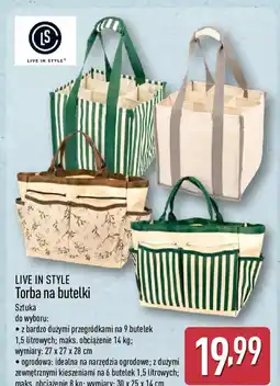 ALDI Live In Style Torba na butelki oferta